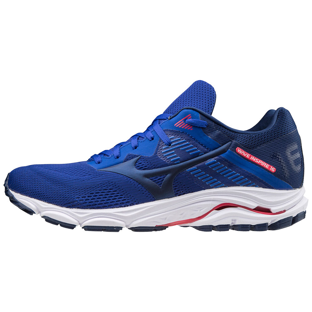 Mizuno Men's Wave Inspire 16 Running Shoes Blue/ Pink (J1GC204427-TCN)